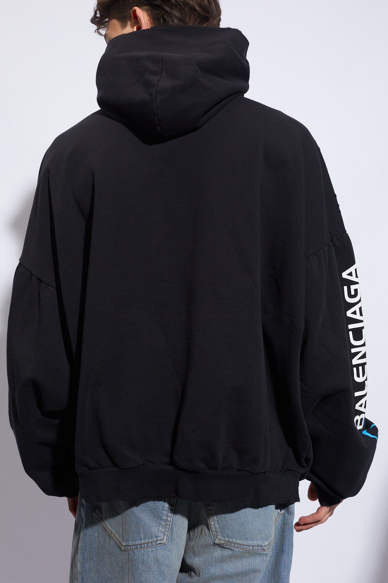 Balenciaga deals hoodie back